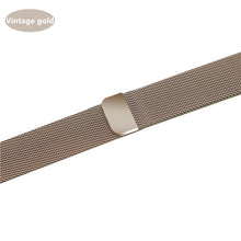 Load image into Gallery viewer, Strap For Apple Watch band 4 44mm 40mm iwatch band 42 38mm Milanese Loop apple watch 4 3 2 stainless steel Bracelet Accessories